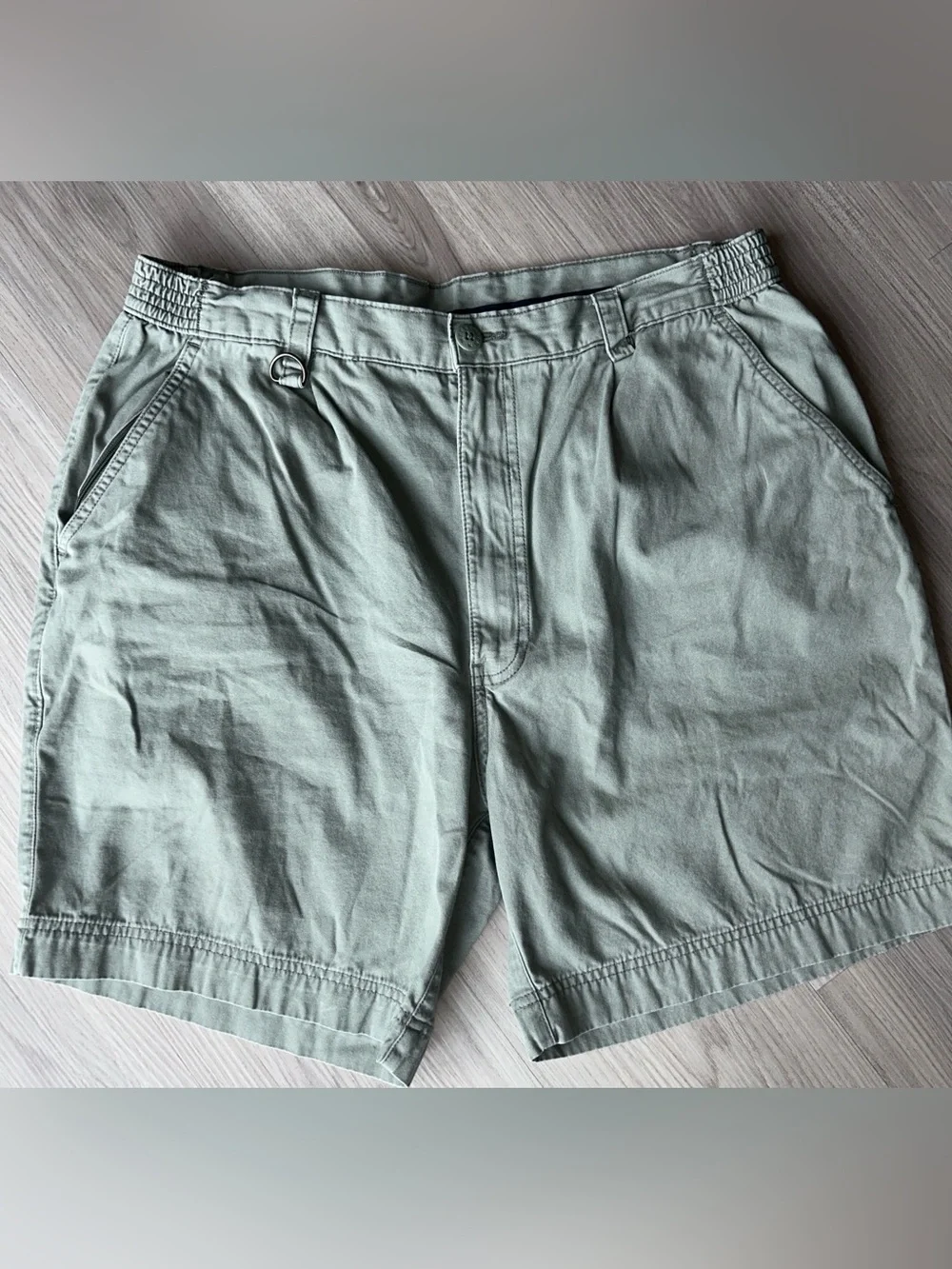 Weekender Men's Casual Shorts 36 Olive Golf Stretch Pockets Preppy Vintage Fade